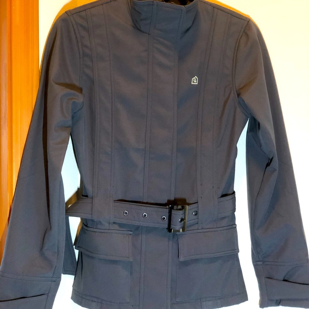 EQUS jacket, charcoal gray. Classy fitted, XS, This jacket fits perfectly!